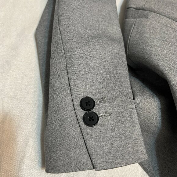 Zara Men's Blazer Gray Two Button Size Small /38R Sport Coat - Picture 3 of 11